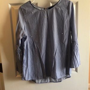 Striped blue APT.9 blouse. Size:M